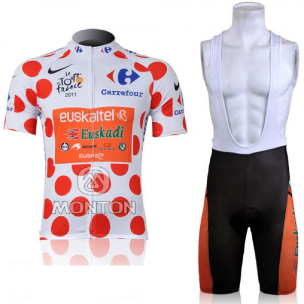 2011 Maillot euskltel mangas cortas tirantes