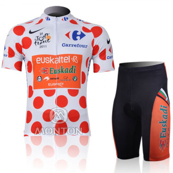 2011 euskaltel Maillot mangas cortas