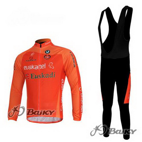 Maillot Euskaltel-Euskadi mangas largas tirantes