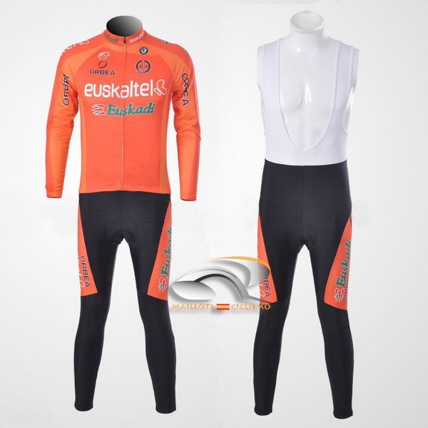 Maillot Euskaltel Euskadi mangas largas tirantes