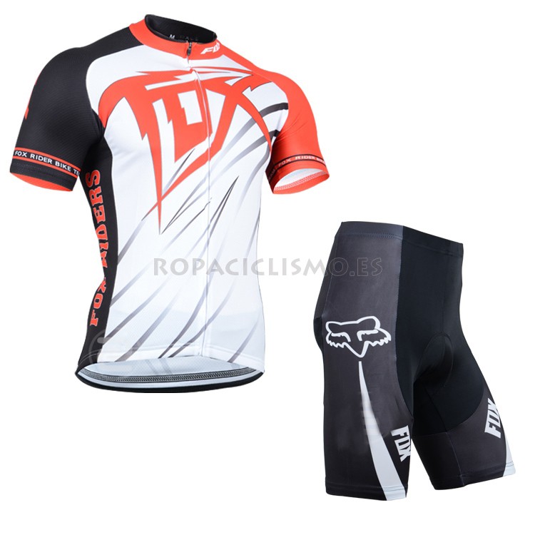 2014 Maillot Fox Mangas Cortas Blanc