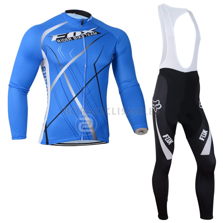 2014 Maillot Fox mangas largas tirantes