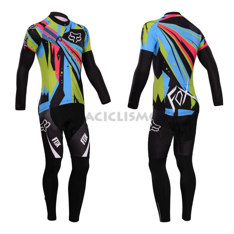 2014 Maillot Fox mangas largas rojo