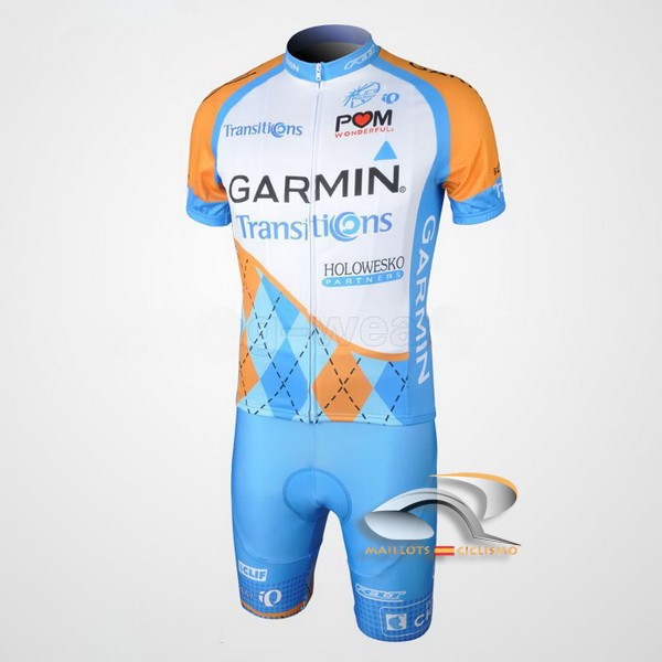 2010 Maillot garmin mangas cortas