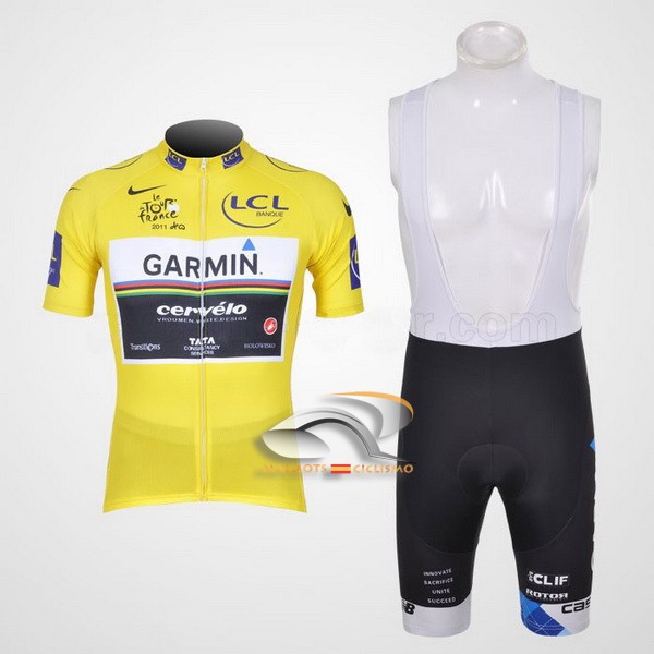 2011 Maillot garmin mangas cortas tirantes