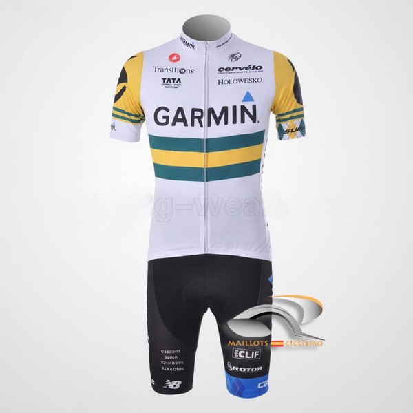 2011 Maillot garmin mangas cortas