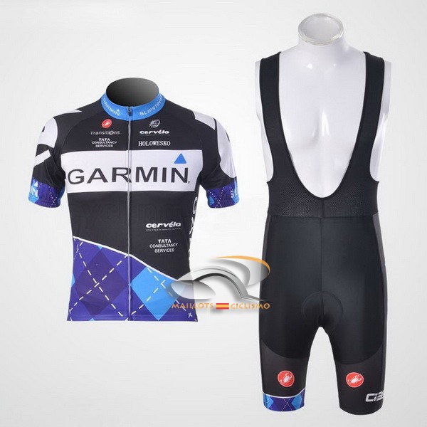 2011 Maillot garmin mangas cortas tirantes