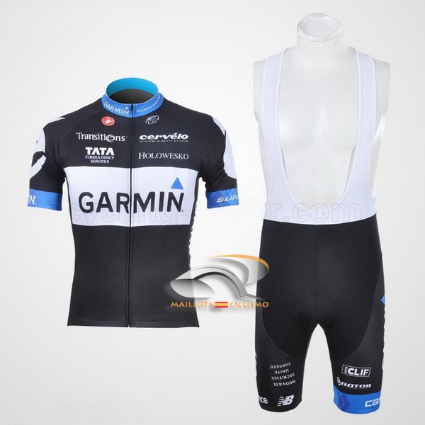 2011 Maillot garmin mangas cortas tirantes