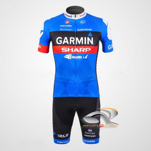 2012 Maillot garmn mangas cortas