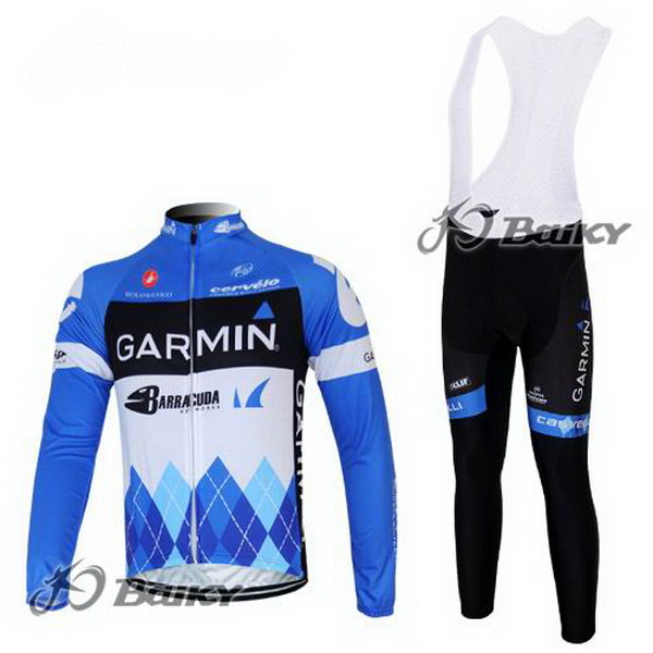 Maillot Garmin mangas largas tirantes