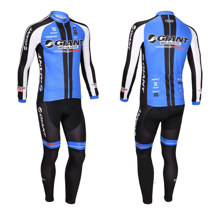 2013 Giant Maillot Azul Mangas Larga