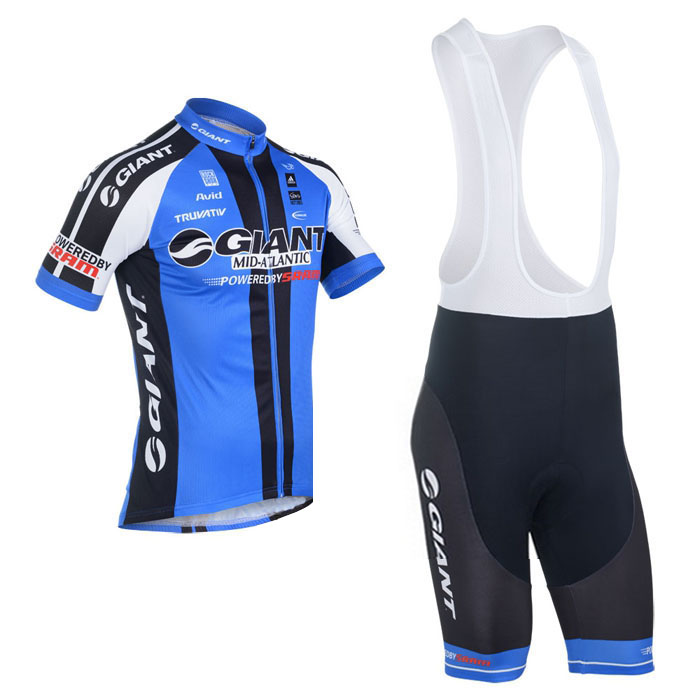 2013 Maillot Giant Azul Mangas Cortas Tirantes