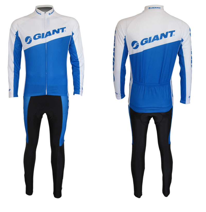 Maillot Giant Azul Mangas largas