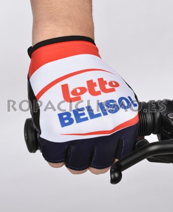2014 lotto Guante de bicicletas verde