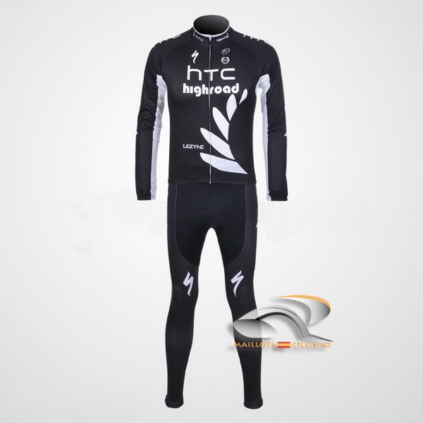 2011 Maillot htc mangas largas