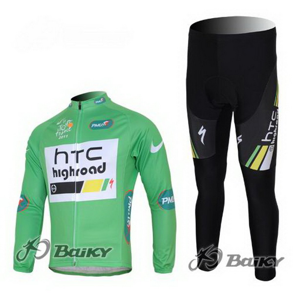 2011 Maillot htc mangas largas