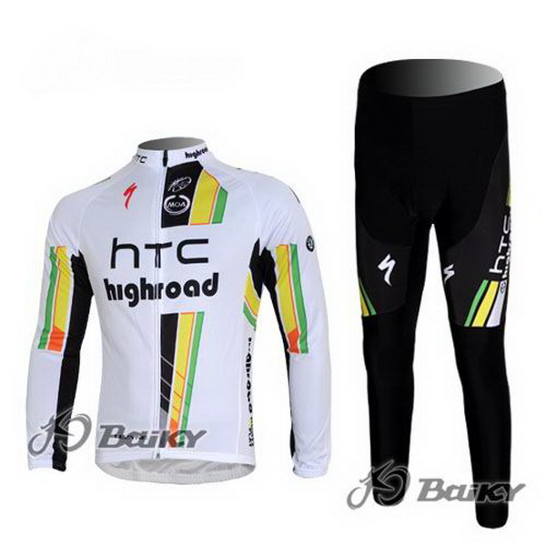 2011 Maillot htc mangas largas