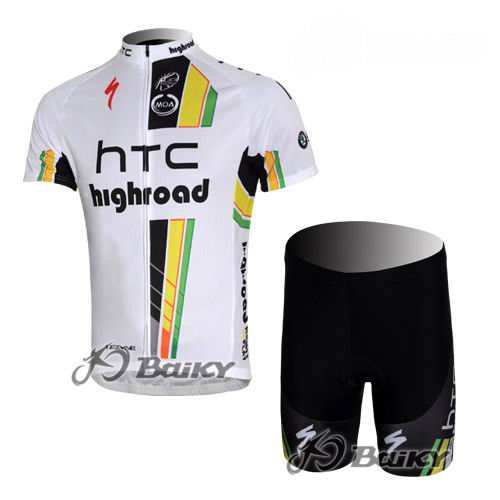 Highroad Maillot Mangas Cortas Blanco