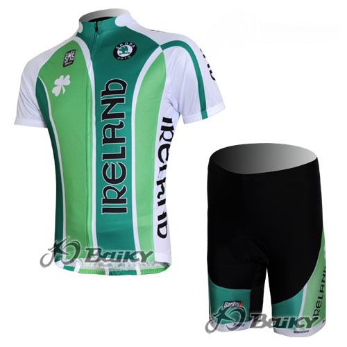 Ireland Maillot mangas cortas verde