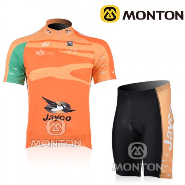 Maillot Jayco Mangas Cortas Naranja