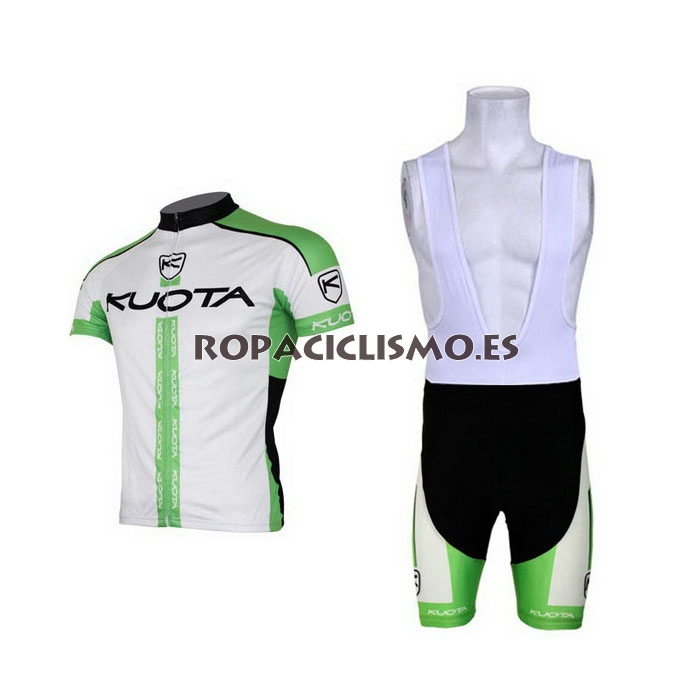 2013 Maillot Kuota Mangas CortasTirantes verde