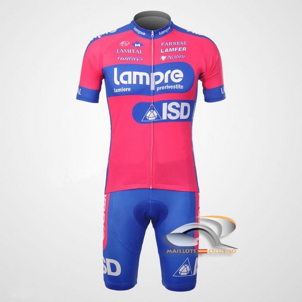 2012 Maillot lampre mangas cortas