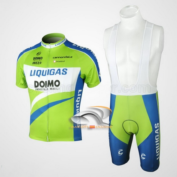 2010 Maillot liquigas mangas cortas tirantes