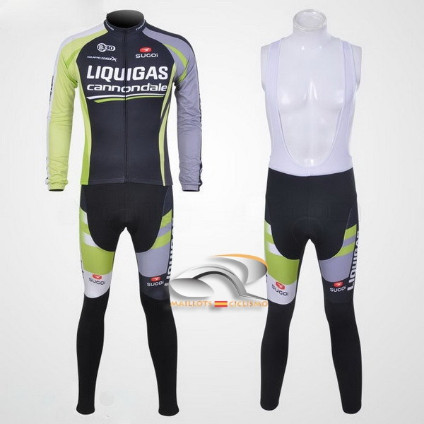 2011 Maillot liguigas mangas largas tirantes