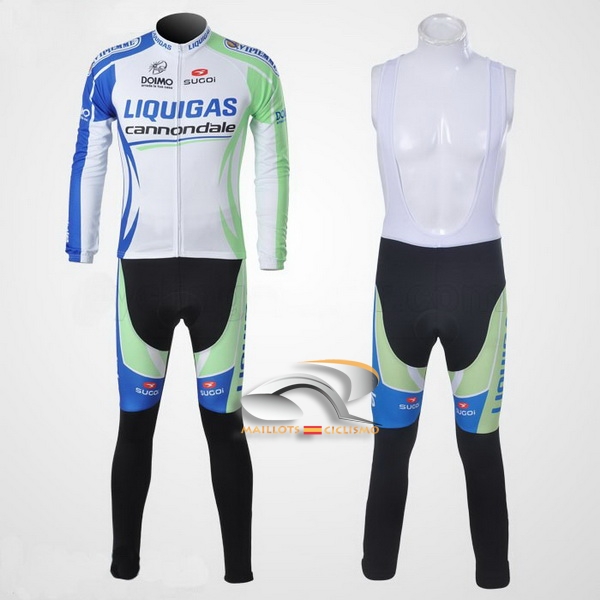 2011 Maillot liguigas mangas largas tirantes