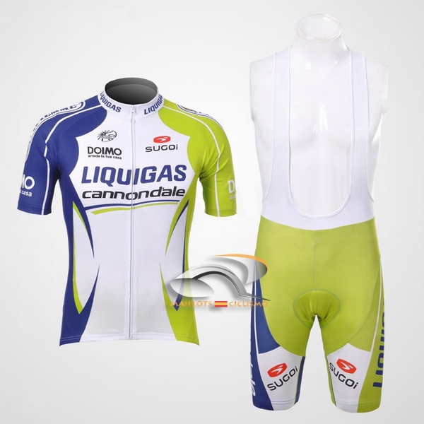 2012 Maillot liquigas mangas cortas tirantes