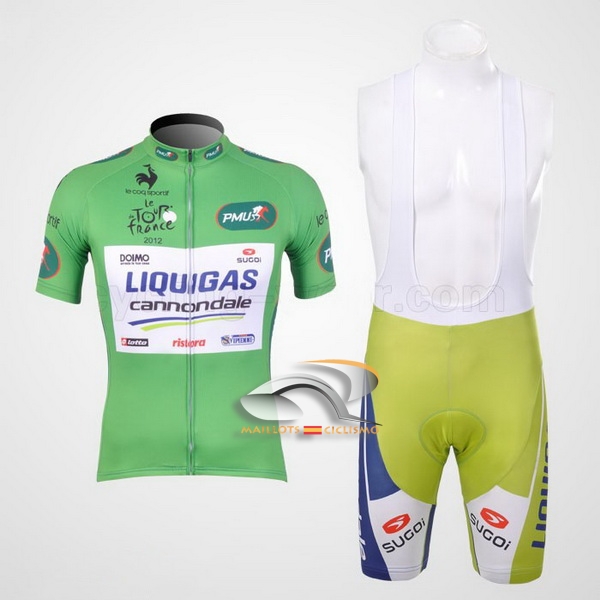 2012 Maillot liquigas mangas cortas tirantes