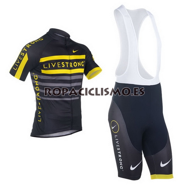 2013 Maillot livestrong mangas cortas tirantes