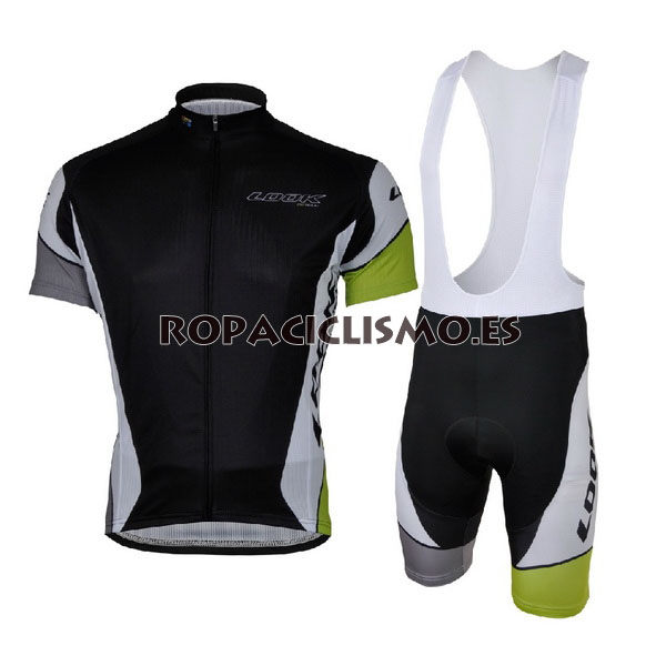 2013 Maillot Look Negro Mangas Cortas Tirantes