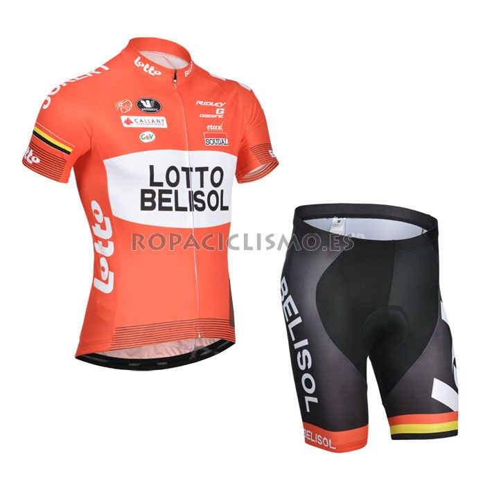 2014 Maillot naranja Lotto