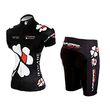 Maillot fdj mangas cortas negro