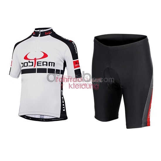 2015 Maillot Bobteam Mangas Cortas Blanco