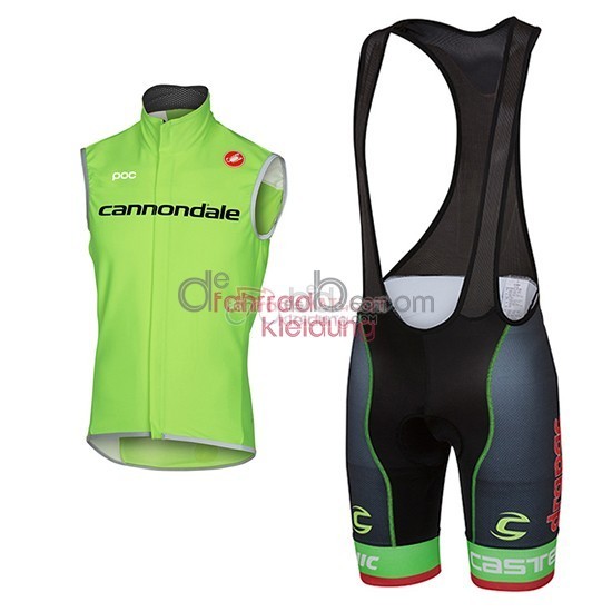 2017 Gilet Antivento Cannondale Mangas Cortas Verde