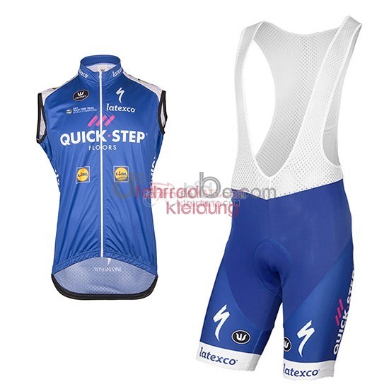 2017 Quick Step Floors Gilet velo Azul