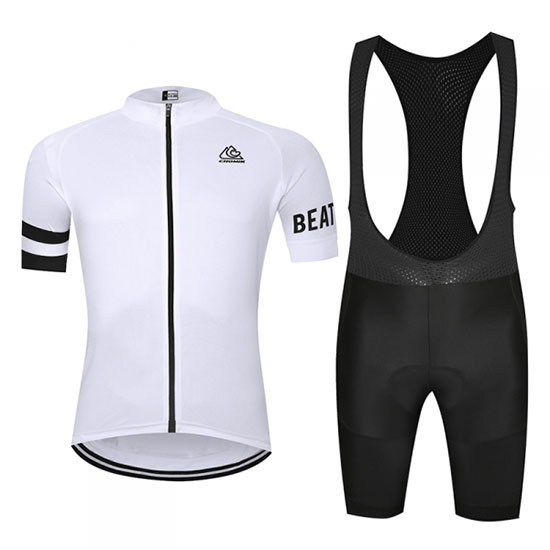 2019 Maillot Chomir Tirantes Mangas Cortas Blanco