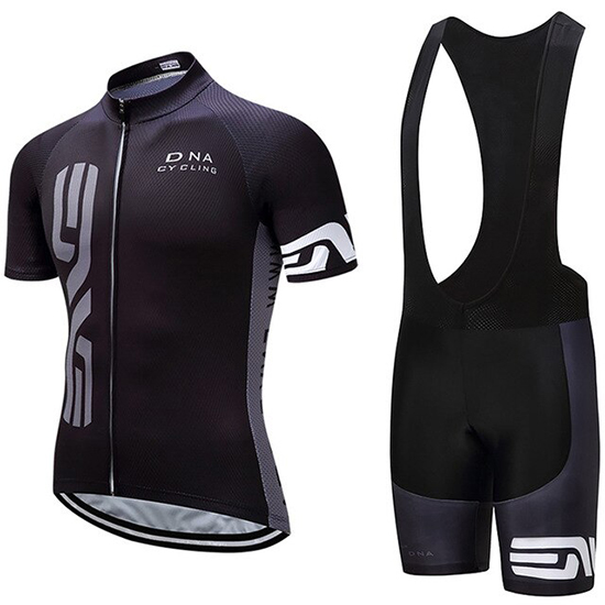 2019 Maillot DNA Tirantes Mangas Cortas Negro