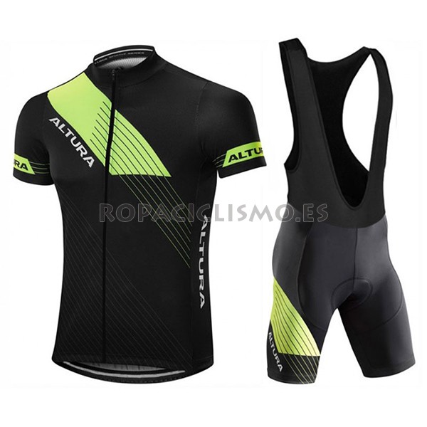 2017 Maillot Altura Sportive tirantes mangas cortas negro