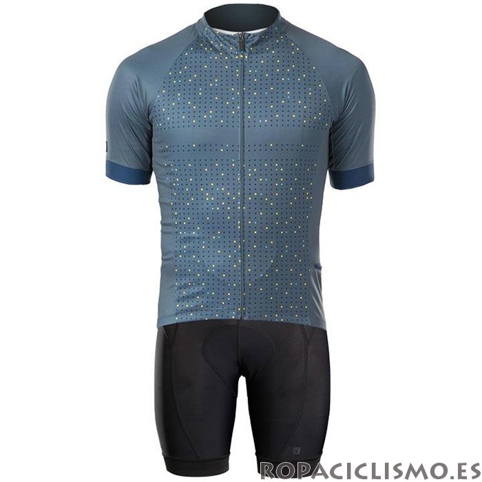 2020 Maillot Bontrage Tirantes Mangas Cortas Gris