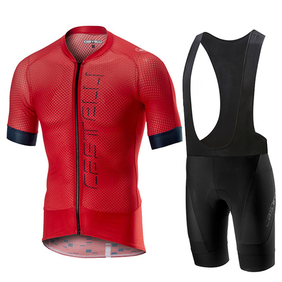 2019 Maillot Castelli Climber's 2.0 Tirantes Mangas Cortas Rojo