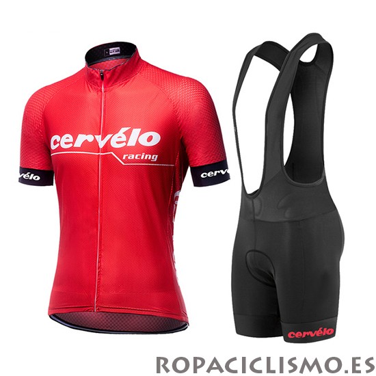 2019 Maillot Tirantes Mangas Cortas Cervelo Rojo