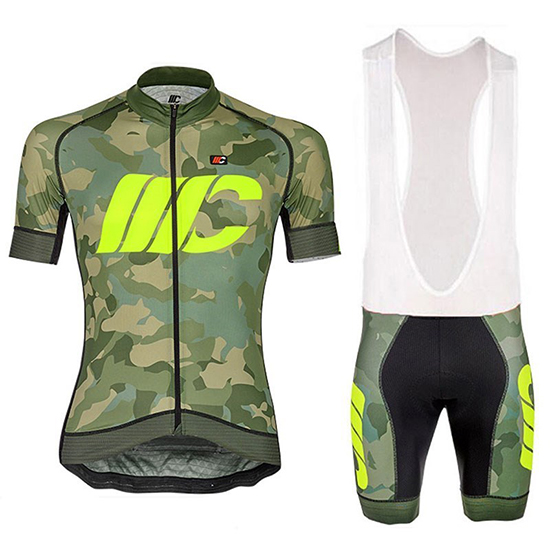 2018 Maillot Cipollini Prestig Camo Tirantes Mangas Cortas Camuffamento Verde