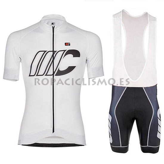 2018 Maillot Cipollini Shading Tirantes Mangas Cortas Blanco