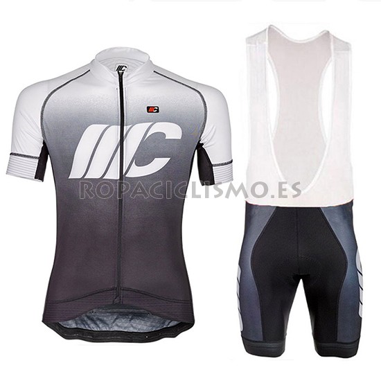 2018 Maillot Cipollini Shading Tirantes Mangas Cortas Gris