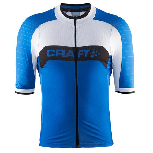 2016 Maillot Craft Tirantes Mangas Cortas Azul Y Blanco 0