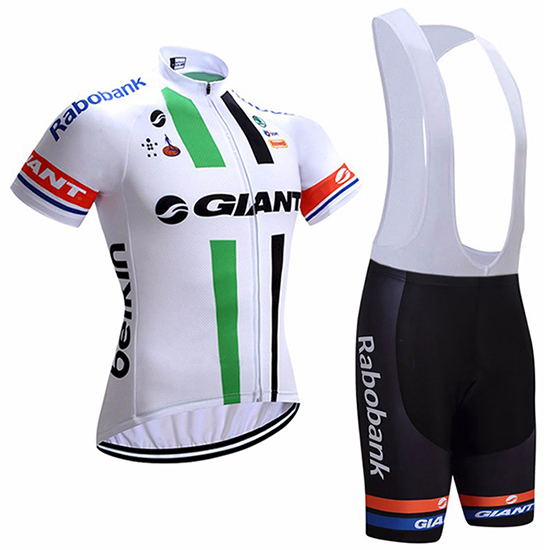 2017 Maillot Giant Tirantes Mangas Cortas blanco