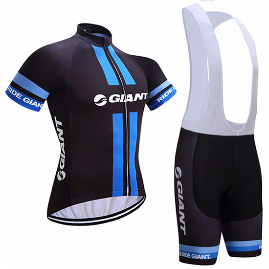 2017 Maillot Giant Tirantes Mangas Cortas negro